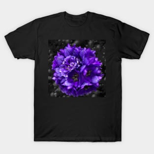 Purple Delphinium Art Fashion and Home Decor T-Shirt